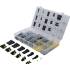 Assortiment de Connecteurs 425 pcs - Divers Types et Tailles - Polyvalence et Praticité, Plastique - D-Work
