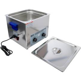 Bac à Ultrason 15 L - 38,2x40,3x46 cm - Acier Inoxydable, Nettoyage Précis et Efficace - BGS