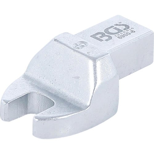 Clé Plate 8 mm - Empreinte 9 x 12 mm - Acier Résistant - Précision et Durabilité, Zones Difficiles - D-Work