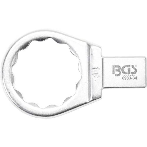 Clé Annulaire 34 mm - Empreinte 14x18 mm - Acier Résistant - Précision et Durabilité - BGS
