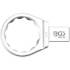 Clé Annulaire 36 mm - Empreinte 14x18 mm - Acier Résistant - Précision et Durabilité - BGS