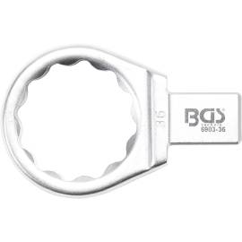 Clé Annulaire 36 mm - Empreinte 14 x 18 mm - Acier Résistant - Précision et Durabilité, Pro - D-Work