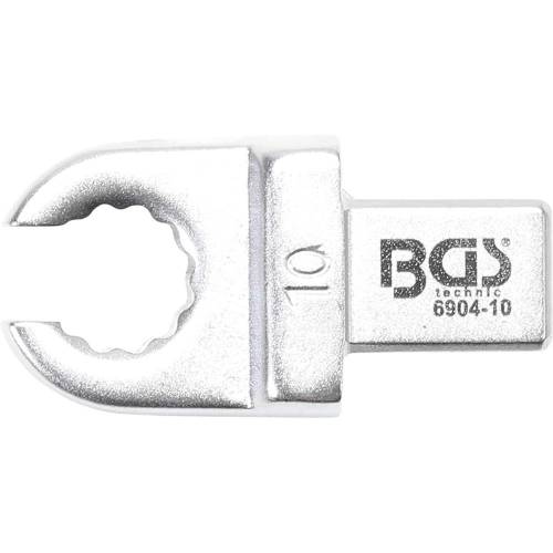 Clé Annulaire Ouverte 10 mm - Empreinte 9x12 mm - Acier Résistant - Précision et Durabilité - BGS
