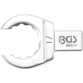 Clé Annulaire Ouverte 17 mm - Empreinte 9x12 mm - Acier Résistant - Précision et Durabilité - BGS