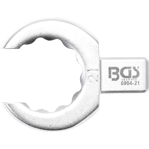 Clé Annulaire et Ouverte 21 mm - Empreinte 9 x 12 mm - Acier Résistant - Précision et Durabilité - D-Work