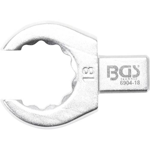 Clé Annulaire Ouverte 18 mm - Empreinte 9 x 12 mm - Acier Résistant - Précision et Durabilité, Zones Difficiles - D-Work