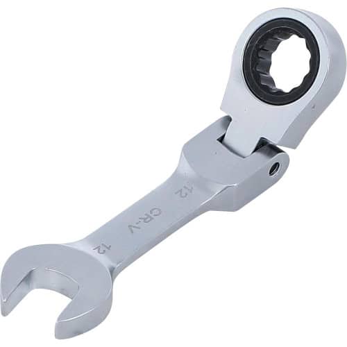 Clé Mixte à Cliquet Courte 12 mm - Acier, Ergonomique et Pratique - - BGS