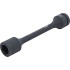 Douille de Torsion à Choc Six Pans 25 mm (1 ) - 27 mm, 350 Nm - Robuste et Performante - BGS