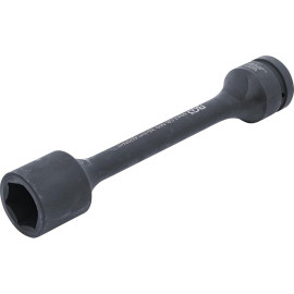 Douille de Torsion à Choc Six Pans 25 mm (1) - 36 mm, 600 Nm - Robuste et Performante, Acier, Pro - D-Work