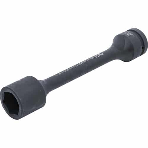 Douille de Torsion à Choc Six Pans 25 mm (1) - 36 mm, 600 Nm - Robuste et Performante, Acier, Pro - D-Work
