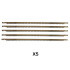 5 lames de scie à archet L. 605 x Ht. 20 x ép. 0,67 x denture Isocèle pour bois sec - Diamwood Platinum