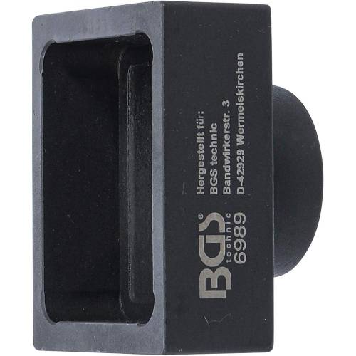 Clé pour Écrous de Serrage d'Essieu 56 mm - Compatible DAF, MAN, Mercedes-Benz, Kässbohrer, Setra - Outil Robuste - D-Work