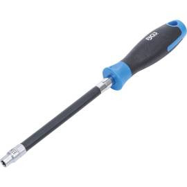 Tournevis Flexible Profil E8 - Lame 150 mm - Poignée Ronde Ergonomique - Accès Facile et Précision - D-Work