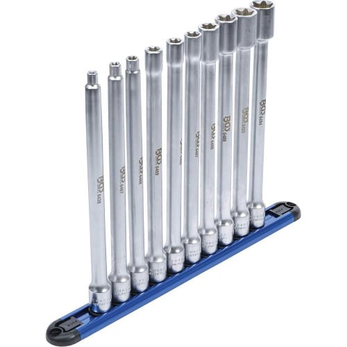 Jeu de Douilles Profil E XXL 10 mm (3/8 ) E6 - E20 - 10 Pièces - - Précision et Robustesse - BGS