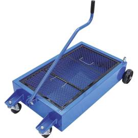 Récupérateur d’Huile Mobile 35 L - Capacité 35 Litres, Dimensions 47x18x87 cm - Mobilité et Praticité pour Atelier - BGS