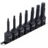 Jeu d Extracteurs de Vis 7 pcs - 12,5 mm (1/2), Six Pans Creux 4-12 mm - Acier Résistant - Dévissage Facile et Efficac - D-Work
