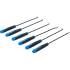 Jeu de Crochets Extra Longues 245 mm - 6 pcs - Acier Résistant - Fixation Fiable et Pratique - D-Work