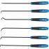 Jeu de Crochets Extra Longues 245 mm - 6 pcs - Acier Résistant - Fixation Fiable et Pratique - D-Work