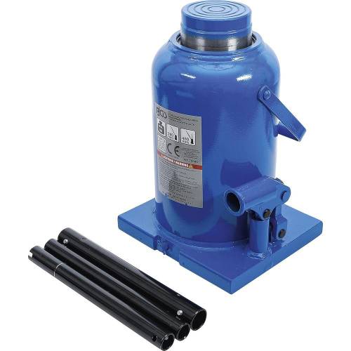 Cric à Vérin Hydraulique 50 t - 21,6 x 30,9 x 22,7 cm - Capacité Puissante et Sécurisée, Acier - D-Work