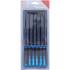Jeu de Crochets Extra Longues 245 mm - 6 pcs - Acier Résistant - Fixation Fiable et Pratique - D-Work