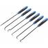 Jeu de Crochets Extra Longues 245 mm - 6 Pièces - Acier Résistant - Fixation Fiable et Pratique - BGS
