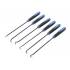 Jeu de Crochets Extra Longues 245 mm - 6 pcs - Acier Résistant - Fixation Fiable et Pratique - D-Work