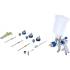 Pistolet de Peinture Pneumatique - 3 Buses 1,4-1,7-2,0 mm - Précision et Polyvalence - Pro - D-Work
