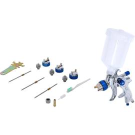 Pistolet de Peinture Pneumatique - 3 Buses 1,4-1,7-2,0 mm - Précision et Polyvalence - Pro - D-Work