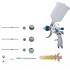 Pistolet de Peinture Pneumatique - 3 Buses 1,4-1,7-2,0 mm - Précision et Polyvalence - Pro - D-Work