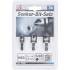 Jeu d'Embouts de Perçage Conique HSS 6,3 mm - 12, 16, 19 mm - 3 pcs - Précision et Durabilité, Acier - D-Work