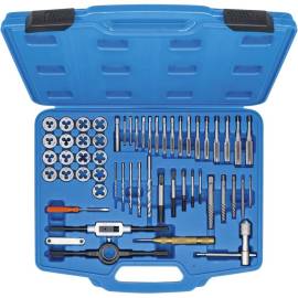Jeu de Tarauds M3-M12 56 Pièces - Acier, Précision et Durabilité - - BGS