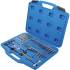 Jeu de Tarauds en Pouces 56 pcs 1/4 - 1/2 - Acier, Usage Professionnel - D-Work