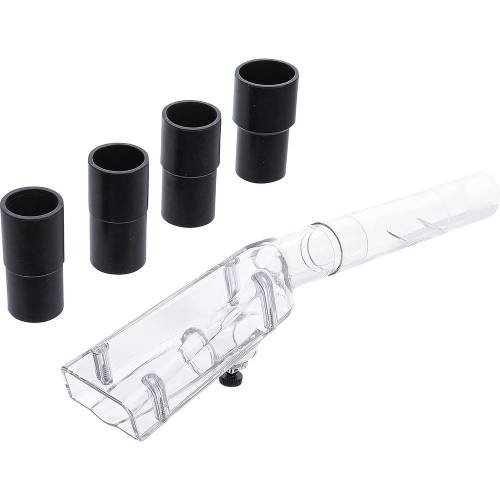 Accessoire d’Aspiration pour Pistolet Pneumatique de Nettoyage - Petit, 4 Adaptateurs - Polyvalent et Pratique - BGS