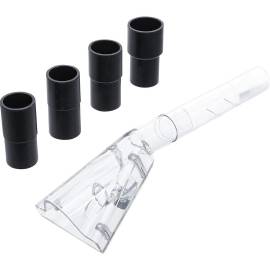 Accessoire d’Aspiration pour Pistolet Pneumatique de Nettoyage - Grand, 4 Adaptateurs - Polyvalent et Pratique - BGS