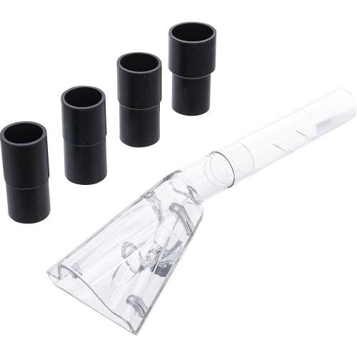 Accessoire d'Aspiration pour Pistolet Pneumatique de Nettoyage - Grand, 4 Adaptateurs - Polyvalent et Pratique - D-Work