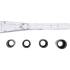 Accessoire d’Aspiration pour Pistolet Pneumatique de Nettoyage - Petit, 4 Adaptateurs - Polyvalent et Pratique - BGS