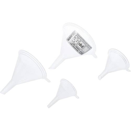 Jeu d Entonnoirs 4 pièces Ø55-125 mm - Sans Danger Alimentaire - Pratique et Polyvalent - BGS