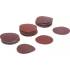 Jeu de Feuilles Abrasives pour Ponçeuse Excentrée Ø30 mm - Cal. 60, 80, 120 - 30 Pièces - Ponçage Précis et Efficace - BGS