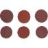 Jeu de Feuilles Abrasives pour Ponçeuse Excentrée D.50 mm - Cal. 60, 80, 120 - 30 pcs - Ponçage Efficace et Polyvalent - D-Work