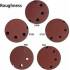 Jeu de Feuilles Abrasives pour Ponçeuse Excentrée - D.75 mm, Cal. 60-80-120 - 30 pcs - Ponçage Efficace et Polyvalent - D-Work