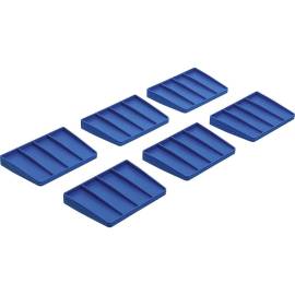 Languettes de Séparation pour Caisse Porte-Outils - Lot de 6 - Plastique Résistant - Organisation Optimale - BGS