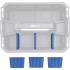 Languettes de Séparation pour Caisse Porte-Outils - Lot de 6 - Plastique Résistant - Organisation Optimale - D-Work