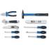 Caisse Porte-Outils Plastique 11 pcs - Assortiment Complet - Pratique et Résistante, Pro - D-Work