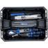 Caisse Porte-Outils Plastique 11 pcs - Assortiment Complet - Pratique et Résistante, Pro - D-Work