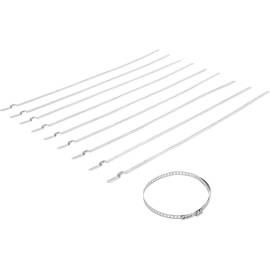 Jeu de 10 Colliers pour Soufflet d'Essieu 7 mm 50-120 mm - Acier Inoxydable - Fixation Robuste et Durable - D-Work