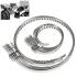 Jeu de 10 Colliers pour Soufflet d’Essieu 7 mm 50-120 mm - Acier Inoxydable - Fixation Robuste et Durable - BGS