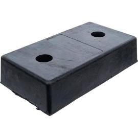 Protection de Rampe de Chargement - 25,2x10,3x45,6 cm - Tampon Anticollision pour Camions - Sécurité et Protection - BGS
