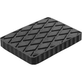 Tampon en Caoutchouc pour Pont Élévateur 160x120x20 mm - Résistant et Antidérapant - BGS