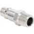 Raccord Rapide à Air Comprimé 6,3 mm (1/4 ) - Filetage Mâle - Connexion Fiable et Rapide - BGS