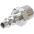 Raccord Rapide à Air Comprimé 10 mm (3/8 ) - Filetage Mâle - Connexion Fiable et Rapide - BGS